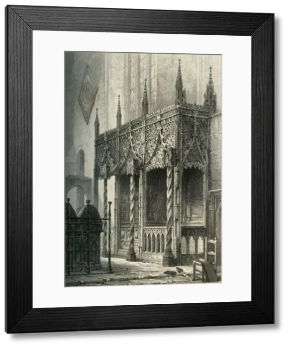 Framed Print : The Tomb of the Howards. - Arundel Church, c1870 Framed Print : The Tomb of the Howards. - Arundel Church, c1870
