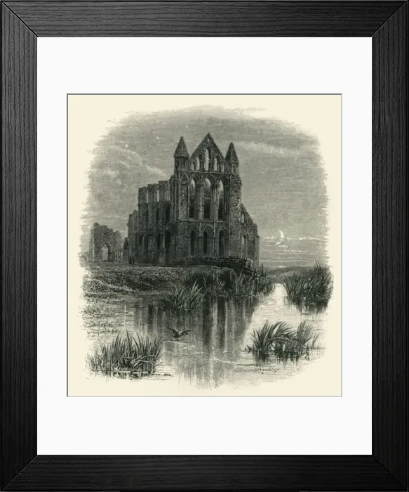 Framed Print : Whitby Abbey, c1870 Framed Print : Whitby Abbey, c1870