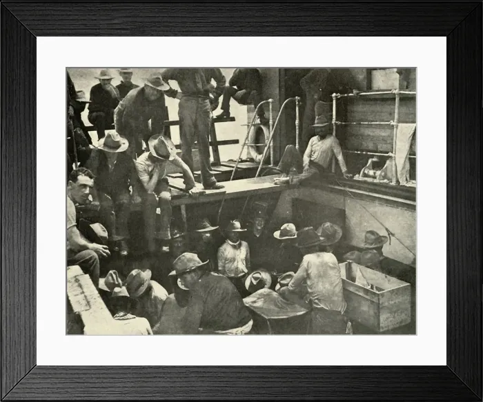 Framed Print : Come Five! Come Seven!, Spanish-American War, 18 June 1898, (1899). Creator Framed Print : Come Five! Come Seven!, Spanish-American War, 18 June 1898, (1899). Creator
