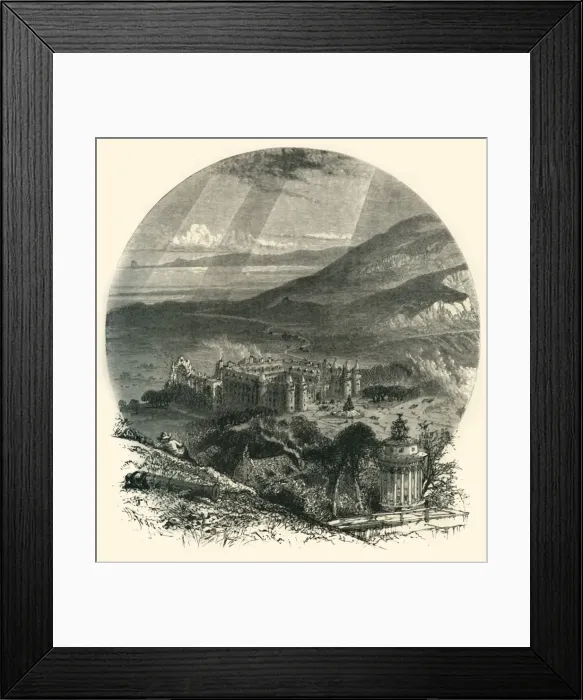 Framed Print : Holyrood Palace, c1870 Framed Print : Holyrood Palace, c1870