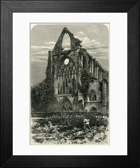 Framed Print : West Front of Tintern Abbey, c1870 Framed Print : West Front of Tintern Abbey, c1870