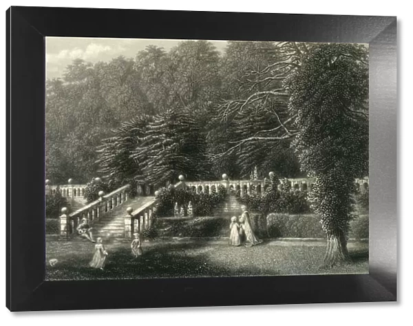 The Terrace, Haddon Hall, c1870