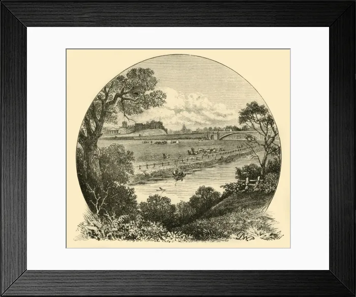 Framed Print : The Roodeye, from the Railway Bridge, 1898. Creator: Unknown Framed Print : The Roodeye, from the Railway Bridge, 1898. Creator: Unknown