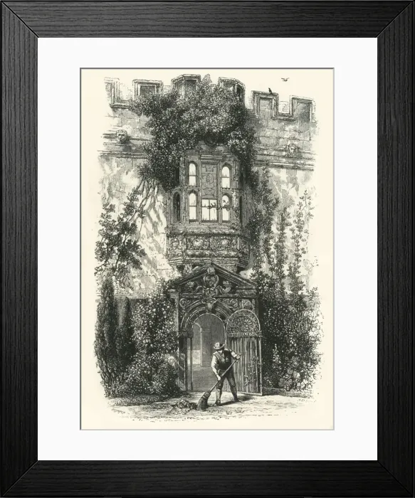 Framed Print : Gateway into the Garden at St. John s, c1870 Framed Print : Gateway into the Garden at St. John s, c1870