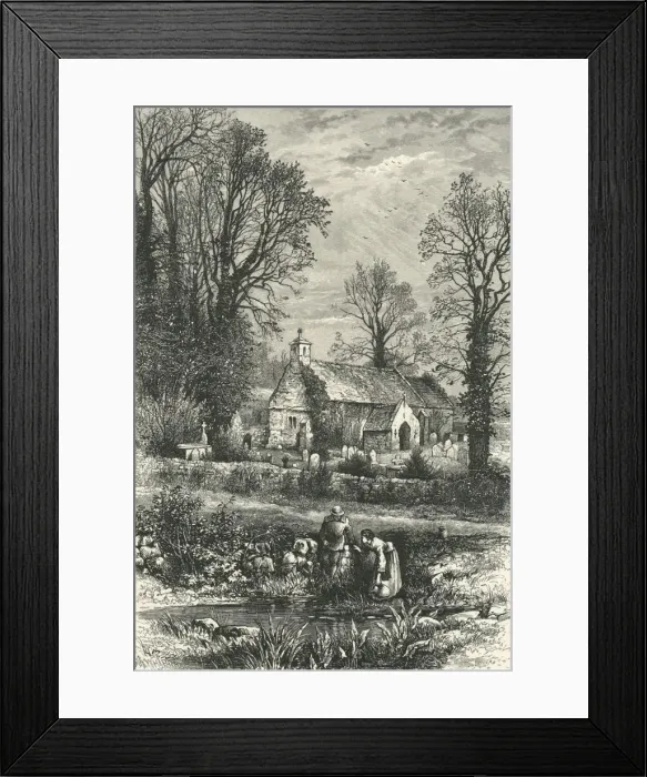 Framed Print : Bonchurch, c1870 Framed Print : Bonchurch, c1870
