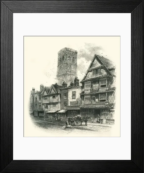 Framed Print : Temple Street, Bristol, c1870 Framed Print : Temple Street, Bristol, c1870