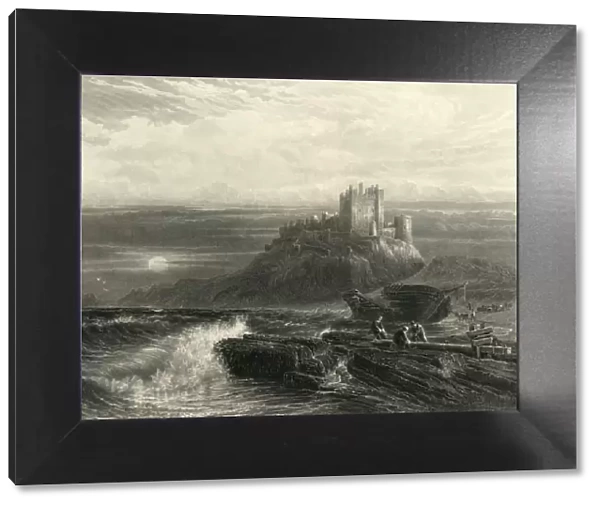 Bamborough Castle, c1870