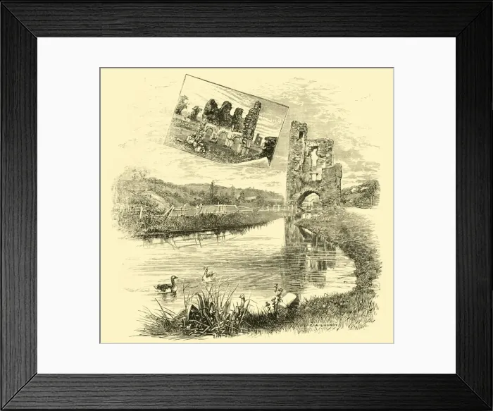 Framed Print : The Ruins of Mellifont Abbey, 1898. Creator: Unknown Framed Print : The Ruins of Mellifont Abbey, 1898. Creator: Unknown