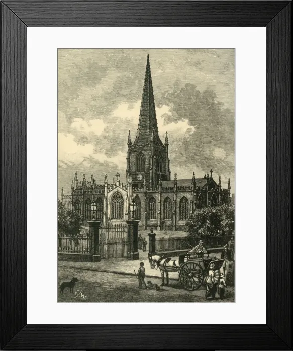 Framed Print : Sheffield Parish Church, 1898. Creator: Unknown Framed Print : Sheffield Parish Church, 1898. Creator: Unknown