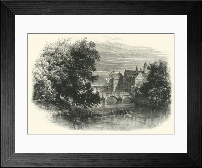 Framed Print : The Bridges, St. Johns College, c1870 Framed Print : The Bridges, St. Johns College, c1870