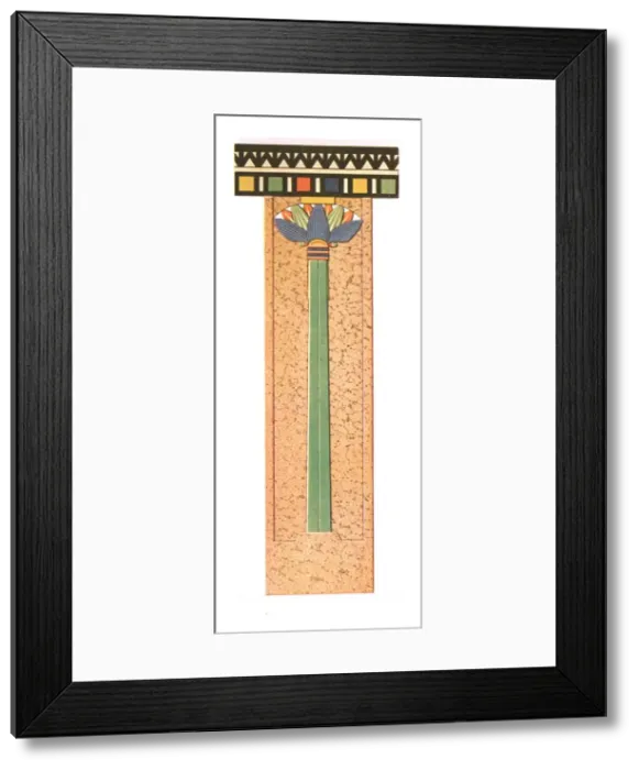 Framed Print : Column, Zawijet el Metin, Egypt, (1928). Creator: Unknown Framed Print : Column, Zawijet el Metin, Egypt, (1928). Creator: Unknown
