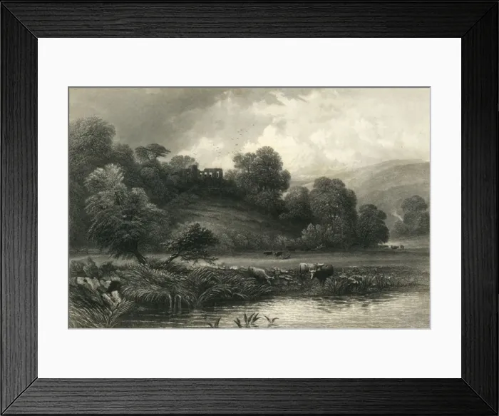 Framed Print : Norham Castle, c1870