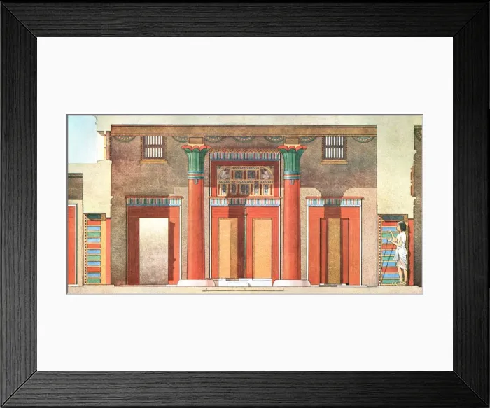 Framed Print : House of General Ramose at Tell el-Amarna, Egypt, (1928). Creator: Unknown Framed Print : House of General Ramose at Tell el-Amarna, Egypt, (1928). Creator: Unknown