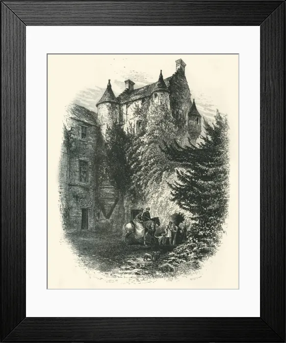 Framed Print : Fernichurst Castle, c1870 Framed Print : Fernichurst Castle, c1870