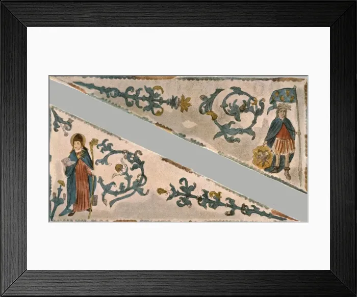 Framed Print : Decoration in Notre Dame Collegiate Church, Huy, Belgium, (1928). Creator: Unknown Framed Print : Decoration in Notre Dame Collegiate Church, Huy, Belgium, (1928). Creator: Unknown
