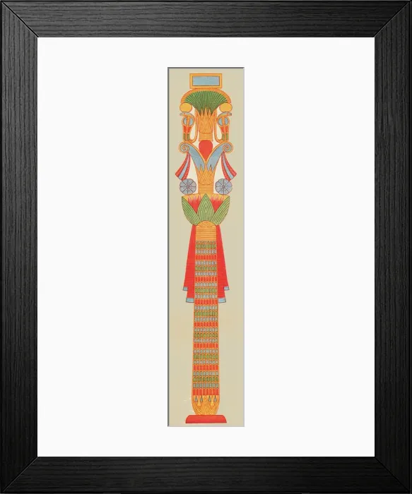 Framed Print : Bouquet capital, Thebes, Egypt, (1928). Creator: Unknown Framed Print : Bouquet capital, Thebes, Egypt, (1928). Creator: Unknown