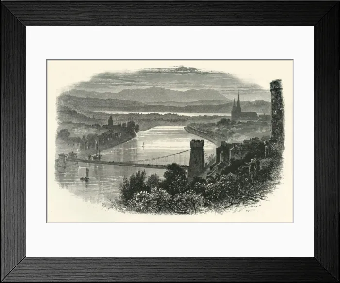 Framed Print : Inverness, c1870 Framed Print : Inverness, c1870
