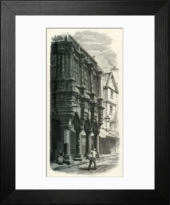 Framed Print : The Town Hall, Exeter, c1870 Framed Print : The Town Hall, Exeter, c1870
