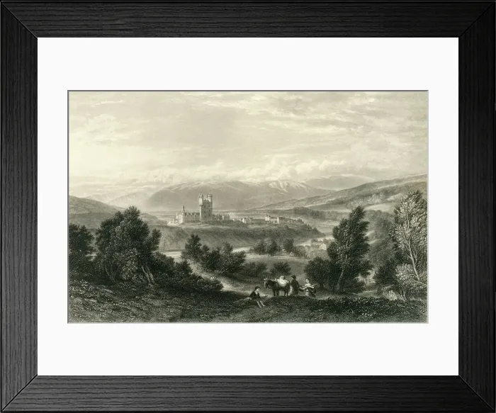 Framed Print : Balmoral Castle, c1870 Framed Print : Balmoral Castle, c1870