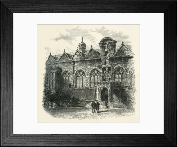 Framed Print : The Hall of Oriel, c1870 Framed Print : The Hall of Oriel, c1870