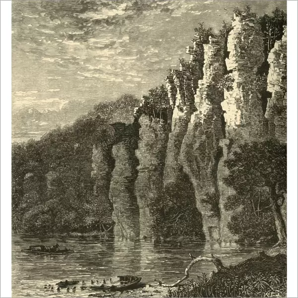 Anvil Cliff, 1872. Creator: William Ludwell Sheppard