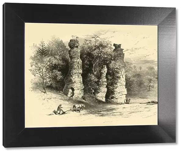 Natural Towers, 1872. Creator: Frederick William Quartley