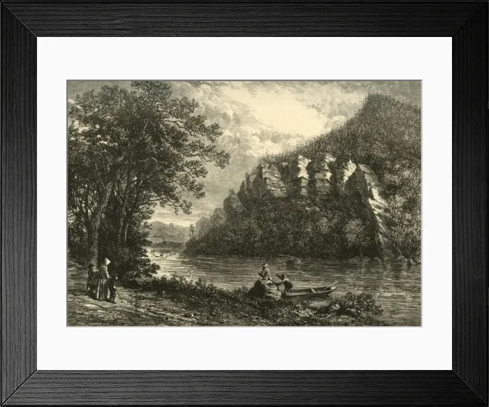 Framed Print : Rainbow Arch, 1872. Creator: William Ludwell Sheppard Framed Print : Rainbow Arch, 1872. Creator: William Ludwell Sheppard