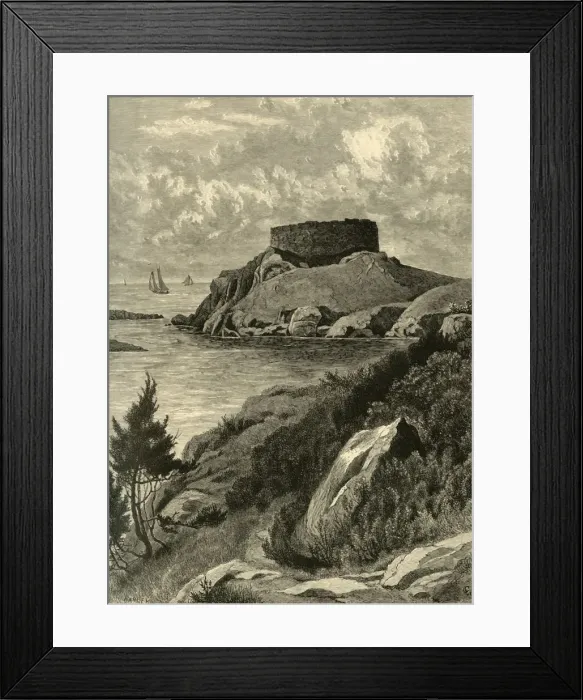 Framed Print : Old Fort Dumpling, 1872. Creator: John J. Harley Framed Print : Old Fort Dumpling, 1872. Creator: John J. Harley