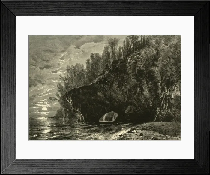 Framed Print : Spirit Harbor, 1872. Creator: Albert Bobbett Framed Print : Spirit Harbor, 1872. Creator: Albert Bobbett