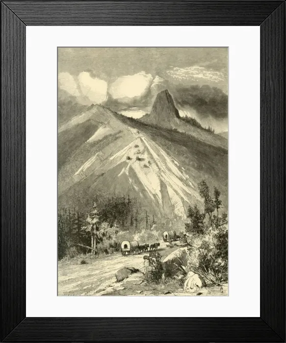 Framed Print : Pilot Knob, 1872. Creator: Henry Duff Linton Framed Print : Pilot Knob, 1872. Creator: Henry Duff Linton