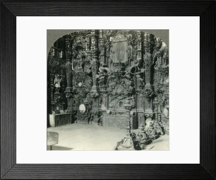 Framed Print : Elaborately Carved Altar of Guadalupe, Church of Tpozotlan, State of Mexico, Mex Framed Print : Elaborately Carved Altar of Guadalupe, Church of Tpozotlan, State of Mexico, Mex
