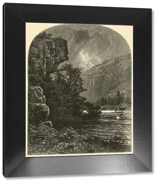 Profile Rock, 1874. Creator: W. J. Linton