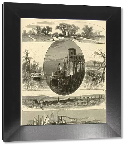 Scenes in and around Albany, 1874. Creator: John J. Harley