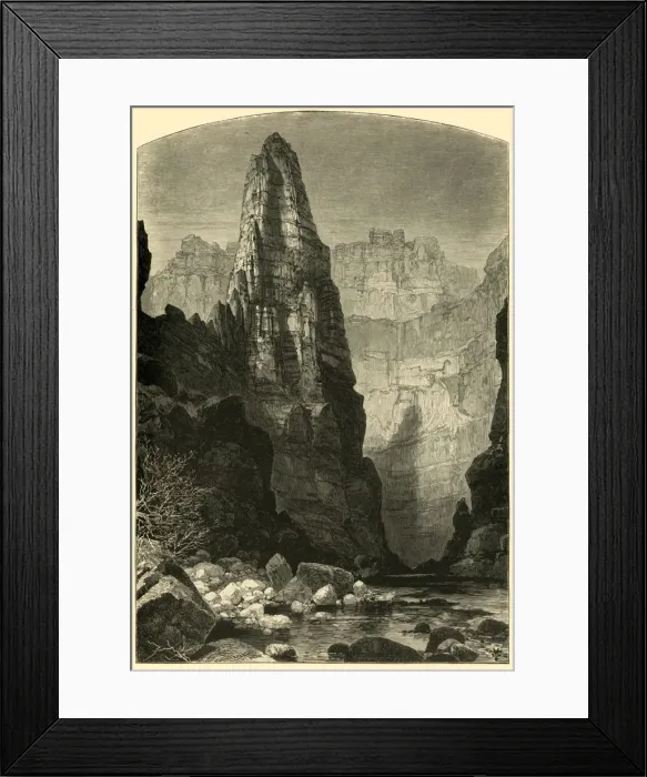 Framed Print : Kanab Canyon, 1874. Creator: Andrew Varick Stout Anthony Framed Print : Kanab Canyon, 1874. Creator: Andrew Varick Stout Anthony