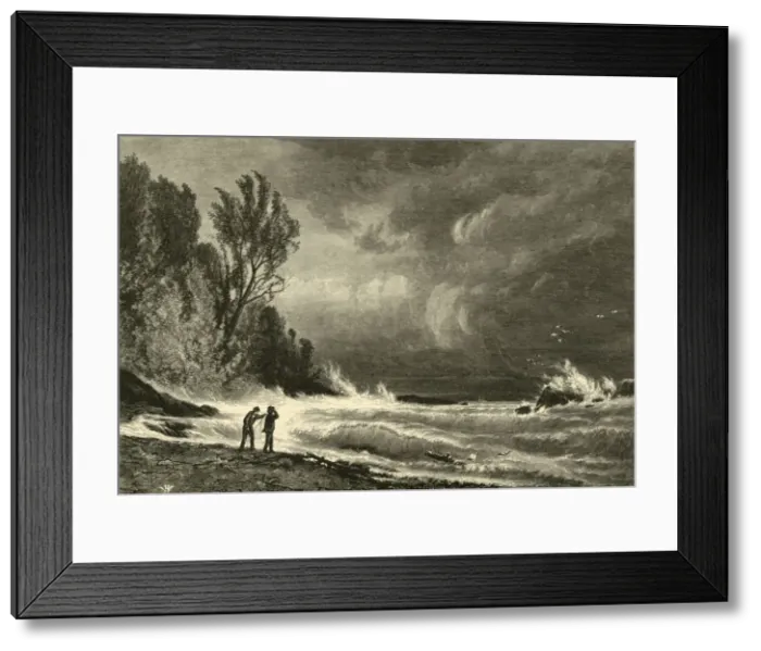 Framed Print : La Crosse Harbor, 1872. Creator: James H. Richardson Framed Print : La Crosse Harbor, 1872. Creator: James H. Richardson