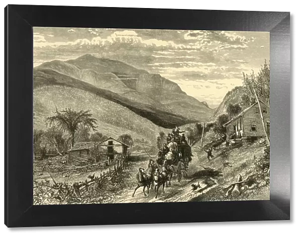 Mount Washington, from the Conway Road, 1872. Creator: John J. Harley