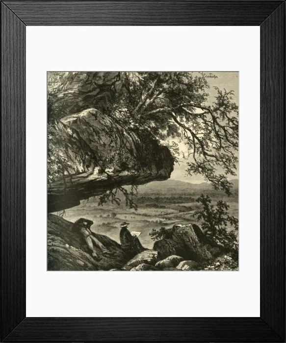 Framed Print : Maryland Heights, 1872. Creator: Albert Bobbett