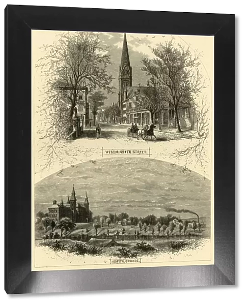 Scenes in Providence, 1872. Creator: William Hamilton Gibson