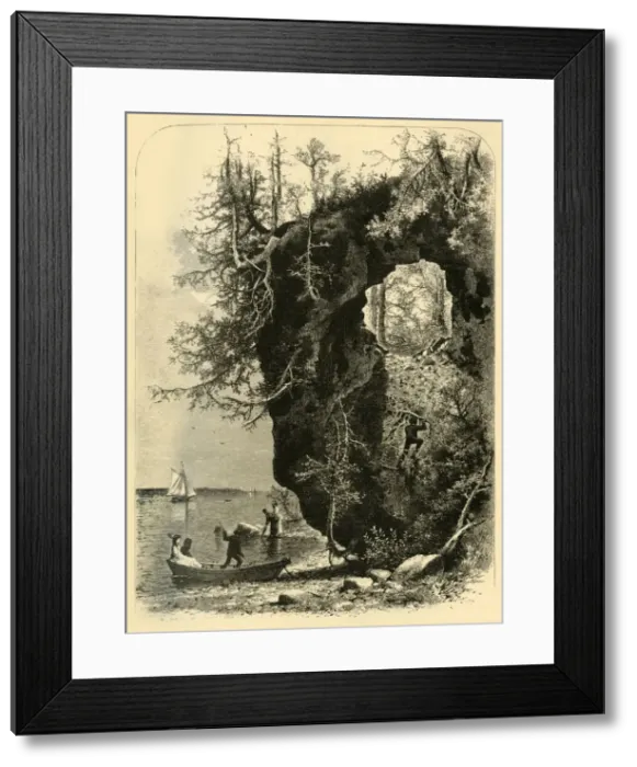 Framed Print : Fairy Arch, 1872. Creator: John J. Harley Framed Print : Fairy Arch, 1872. Creator: John J. Harley