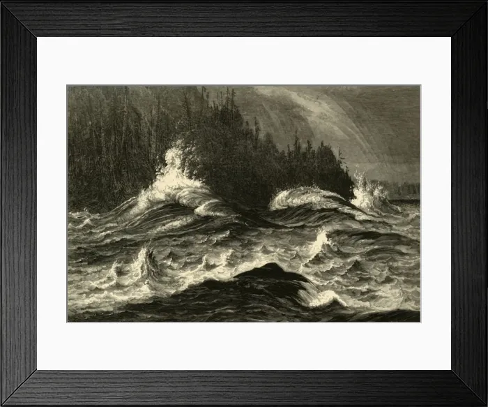 Framed Print : The Whirlpool, 1872. Creator: Andrew Varick Stout Anthony Framed Print : The Whirlpool, 1872. Creator: Andrew Varick Stout Anthony