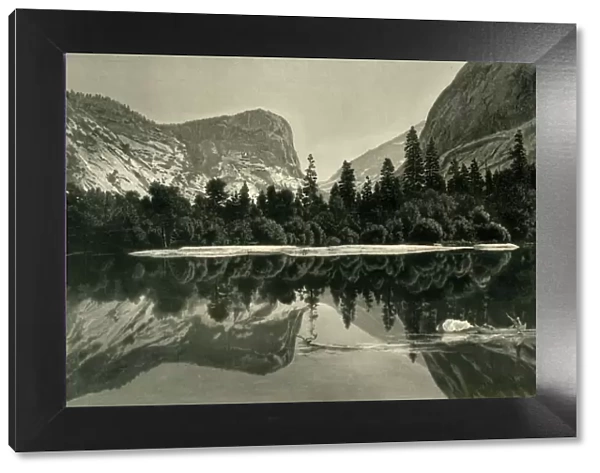 Mirror Lake, Yosemite Valley, 1872. Creator: Samuel Valentine Hunt