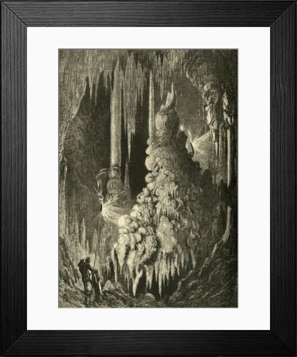 Framed Print : Cleopatras Needle and Anthonys Pillar, 1872. Creator: Harry Fenn Framed Print : Cleopatras Needle and Anthonys Pillar, 1872. Creator: Harry Fenn