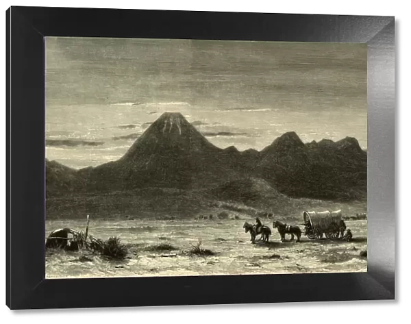 Lassens Butte, Sacramento Valley, 1872. Creator: Alfred Harral