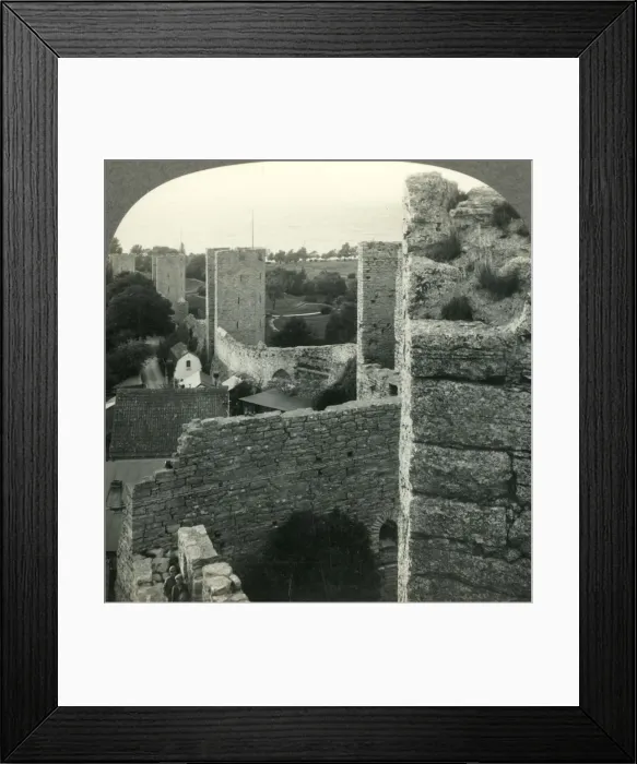 Framed Print : The chief charm of medieval Visby, the City Walls, Island of Gotland, Sweden, c1930s Framed Print : The chief charm of medieval Visby, the City Walls, Island of Gotland, Sweden, c1930s