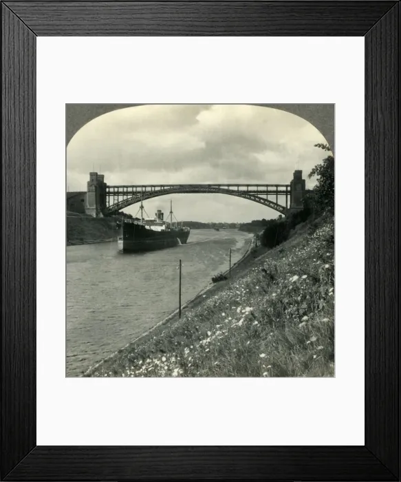 Framed Print : The Kiel Ship Canal Connecting the Baltic and North Seas, Kiel, Germany, c1930s Framed Print : The Kiel Ship Canal Connecting the Baltic and North Seas, Kiel, Germany, c1930s