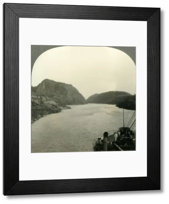 Framed Print : Gold Hill, Gaillard Cut, Panama Canal, c1930s. Creator: Unknown Framed Print : Gold Hill, Gaillard Cut, Panama Canal, c1930s. Creator: Unknown