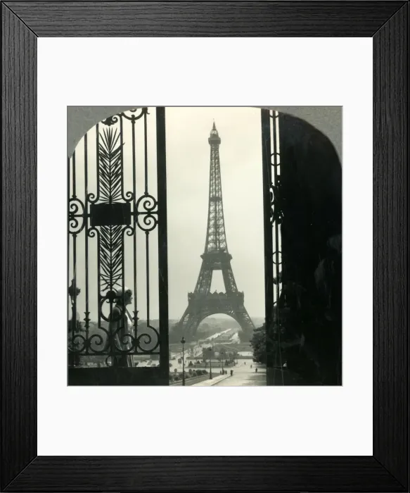 Framed Print : The Eiffel Tower and Champs de Mars from the Trocadero Palace, Paris, France, c1930s Framed Print : The Eiffel Tower and Champs de Mars from the Trocadero Palace, Paris, France, c1930s
