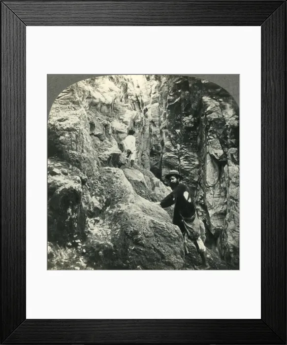 Framed Print : Mighty Earthquake Fissure - Lac du Nord. Soufriere Volcano, Guadeloupe Framed Print : Mighty Earthquake Fissure - Lac du Nord. Soufriere Volcano, Guadeloupe