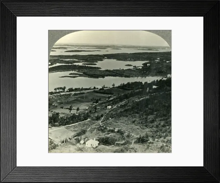 Framed Print : Where It Is Always Summer - The Green Isles of Bermudas from the Lighthouse on Gibbs Hill Framed Print : Where It Is Always Summer - The Green Isles of Bermudas from the Lighthouse on Gibbs Hill