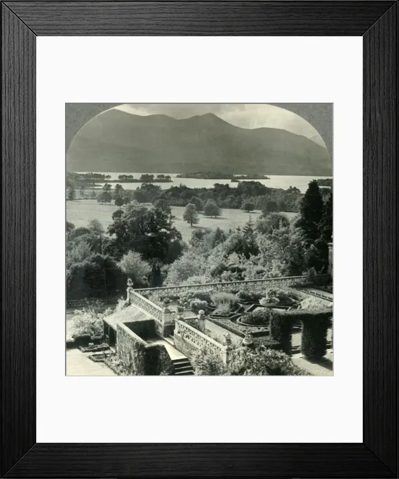 Framed Print : Lower Lake Killarney, Southwest from Lord Kenmares Mansion, County Kerry, Ireland, c1930s Framed Print : Lower Lake Killarney, Southwest from Lord Kenmares Mansion, County Kerry, Ireland, c1930s